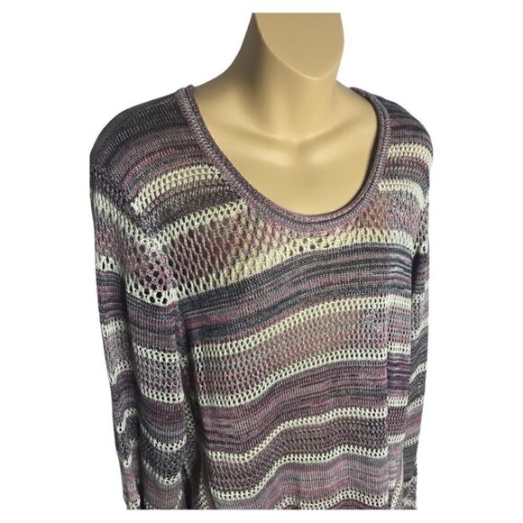 Style & Co NWT Open Knit Tunic Dress Size XL - Picture 2 of 11